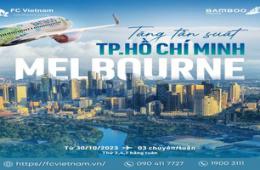 Bamboo Airways Tăng Tần Suất Đường Bay Tp.Hồ Chí Minh - Melbourne