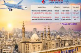 China Eastern Airlines Mở Đường Bay Thượng Hải - Cairo (Ai Cập)