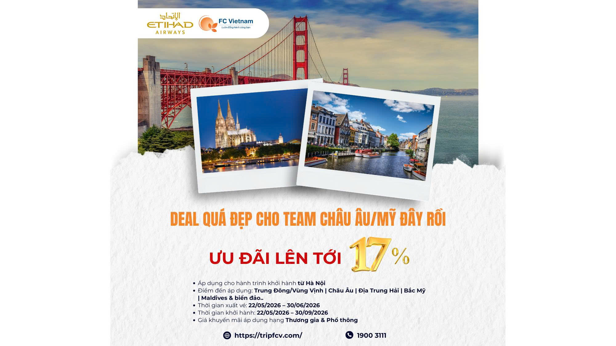 ETIHAD AIRWAYS | DEAL QUÁ ĐẸP CHO TEAM CHÂU ÂU/MỸ ĐÂY RỒI!